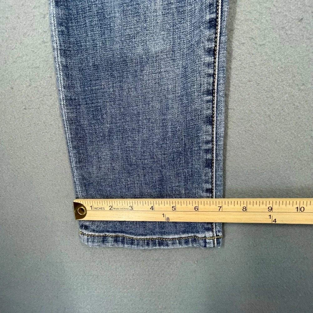cabi Blue Cinch Straight Stretch Denim Jeans Women 4